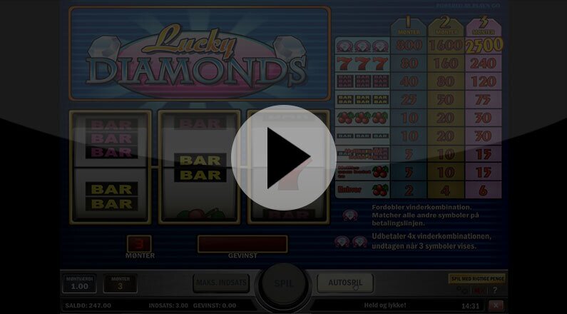 Lucky Diamonds Play N GO Slot - BGiframe