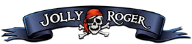 Jolly Roger Spillemaskine - logo