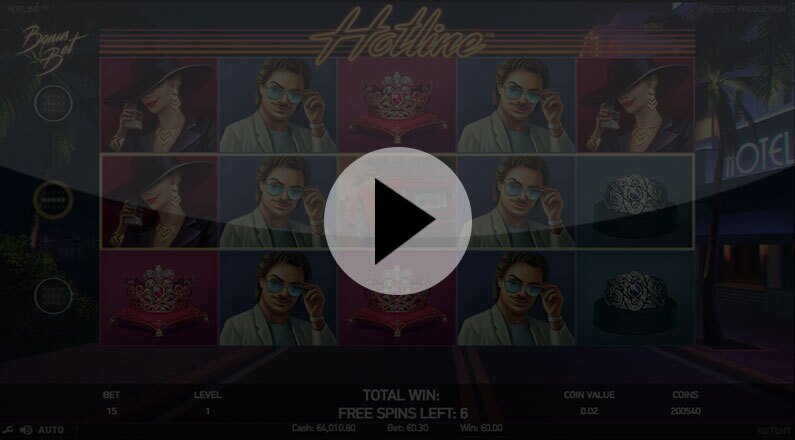 Hotline Spillemaskine - bg iframe logo