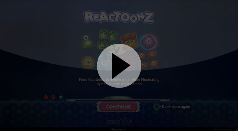 Reactoonz Spillemaskine - BGiframe