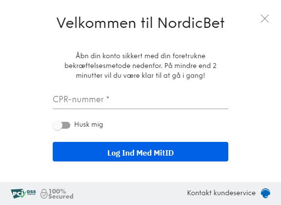 velkommen til Nordicbet 