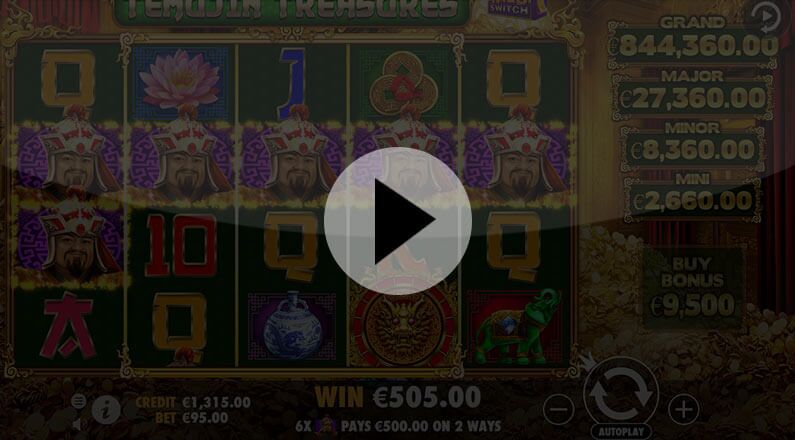 Temujin Treasure Slot - BGiframe