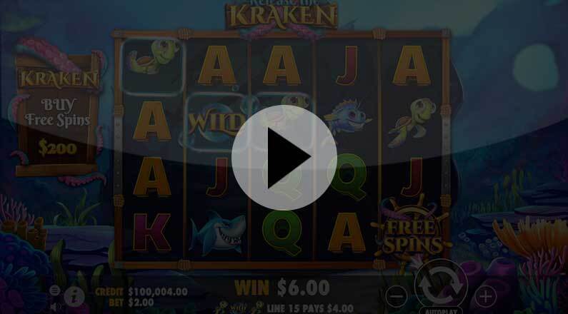 Release The Kraken Slot Spil - BGiframe