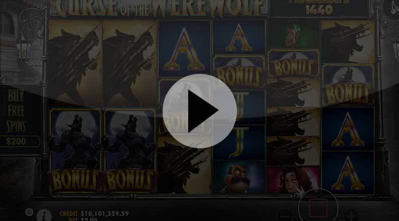Curse Of The WereWolf Slot - BGiframe