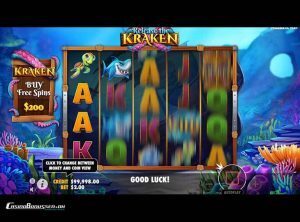 Release Of The Kraken Slotmaskine - SS 4
