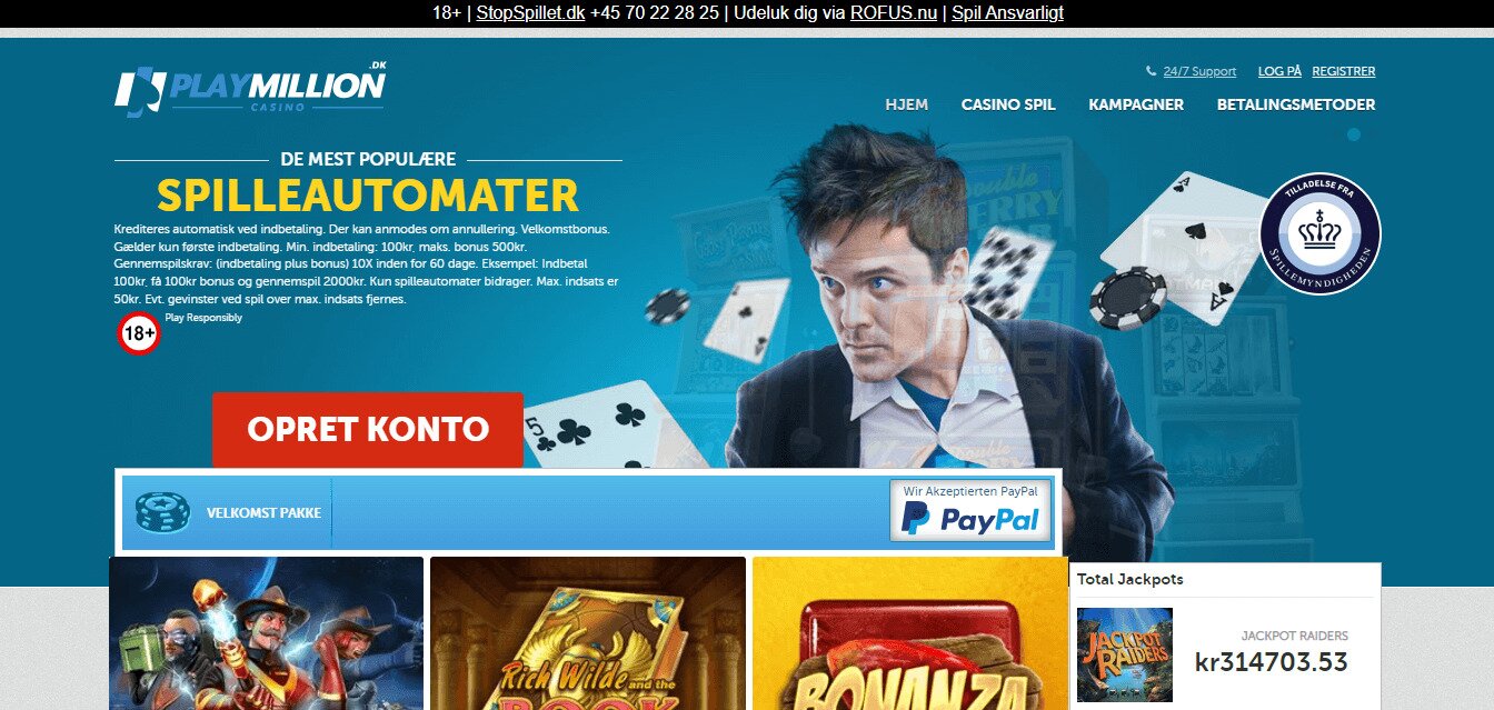 Playmillion spilleautomater