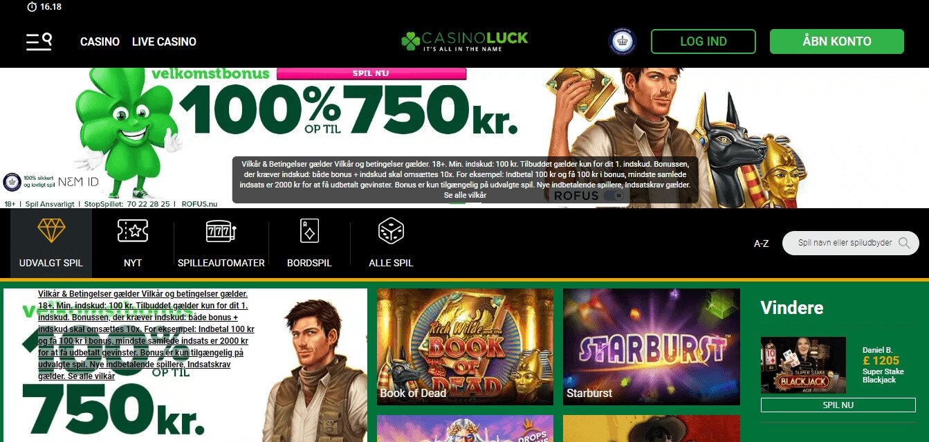 Casinoluck skærmbilleder_1