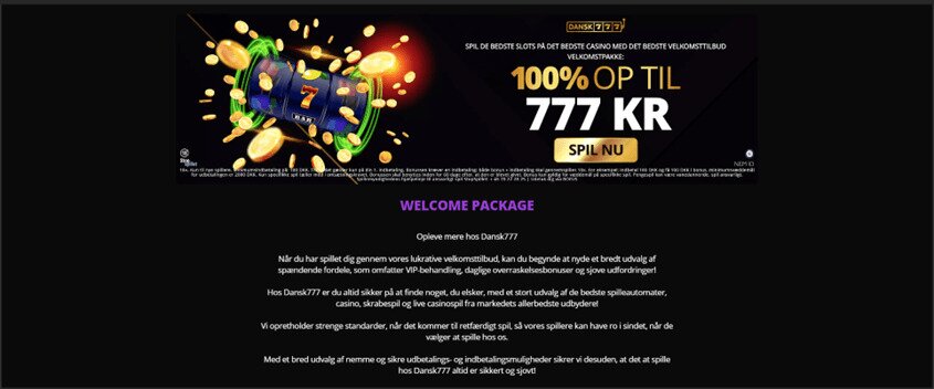 Skærmbilleder fra Dansk777