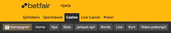 betfair casino spil