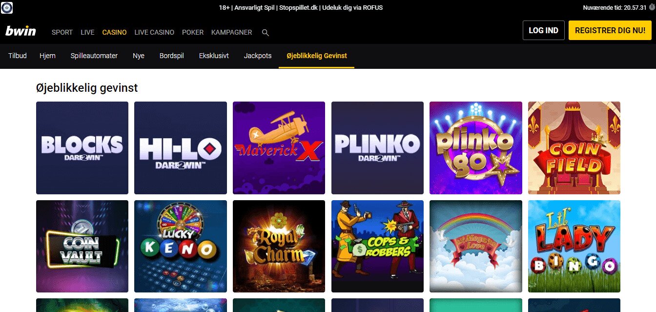 dashboard bwin