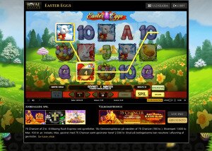 RoyalCasino winning lines screenshot