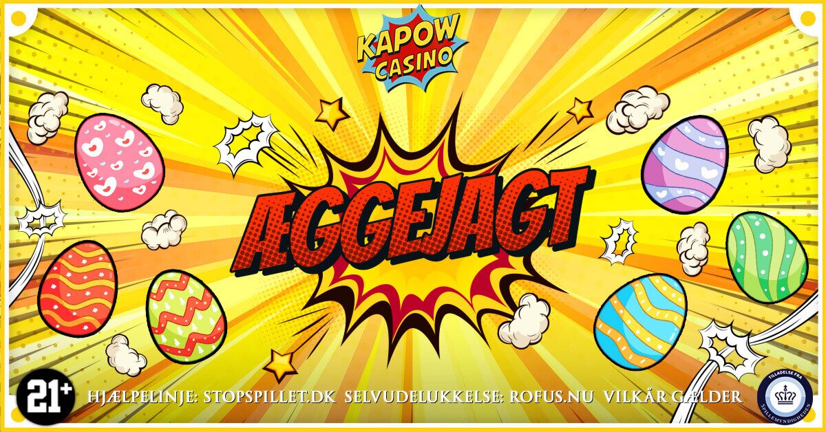 Gå for at deltage i påskeægjagten på Kapow Casino